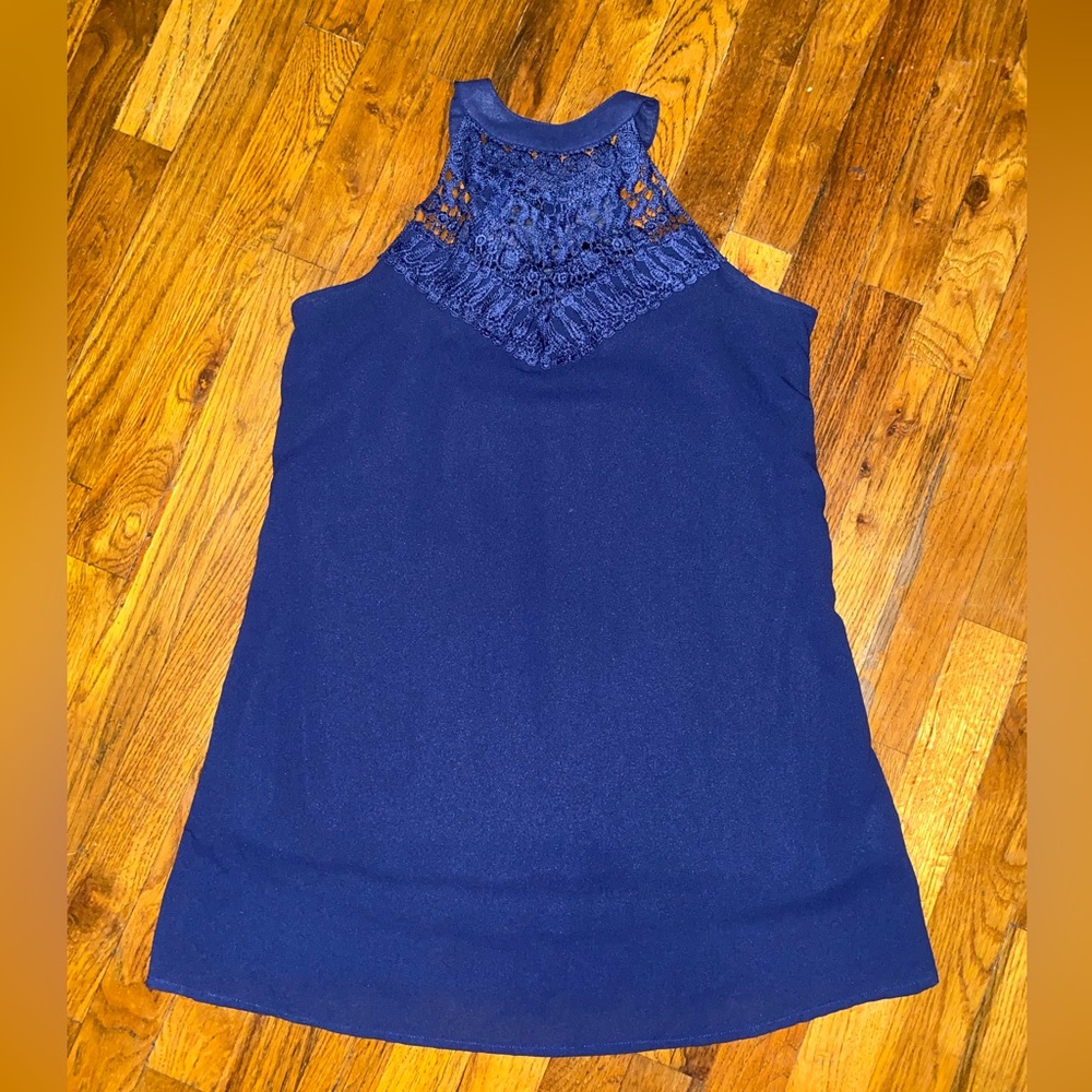 Navy blue brunch or summer dress